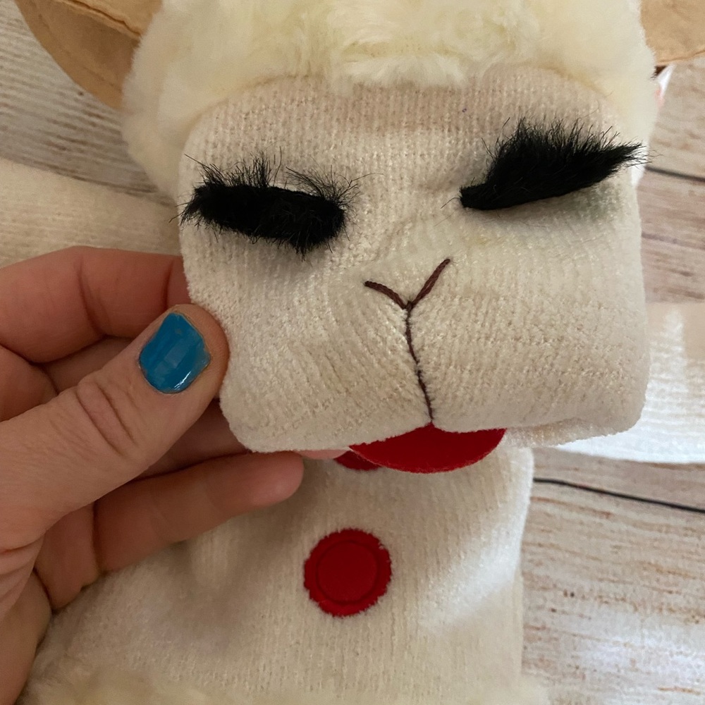 Lamb Chop 😍 puppet with tags